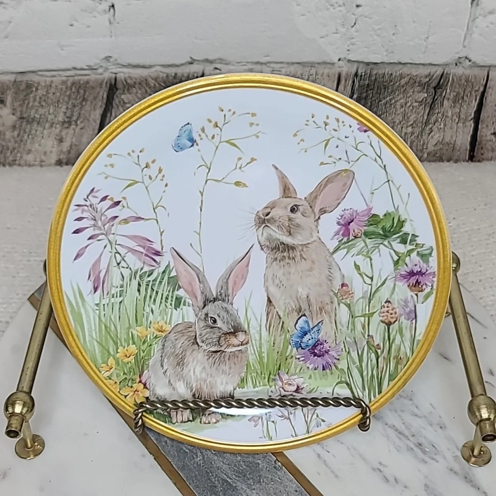 Williams Sonoma Easter Floral Meadow Kids 3-Piece Melamine Dining Set - NIB/NWT